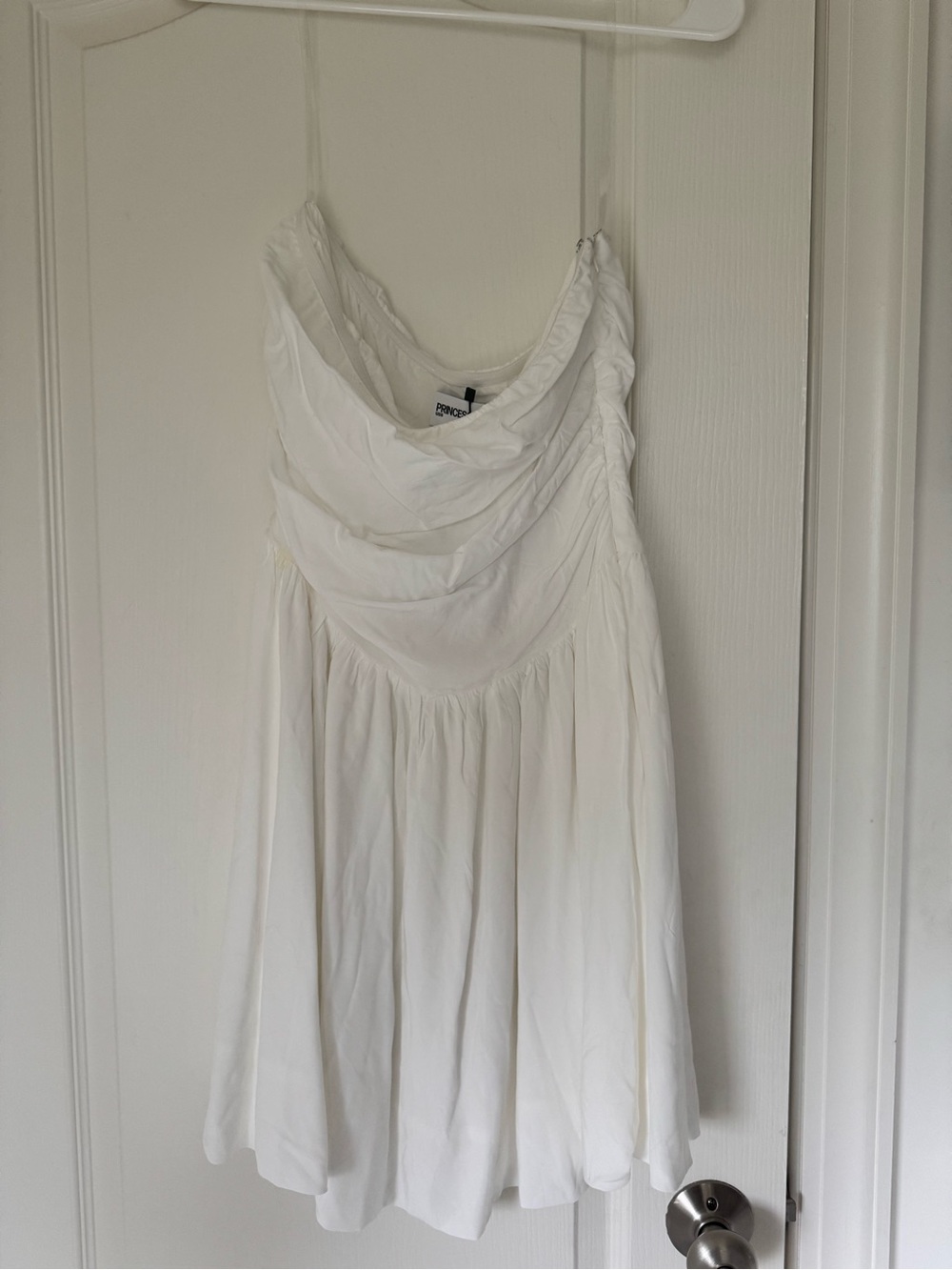 Princess Polly White Cowl Neck Mini Dress